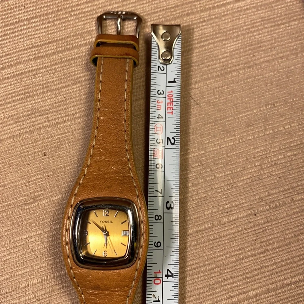 Fossil ES9733 original leather band watch 10meters